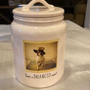 Rae Dunn Doggie Snack Treat Jar